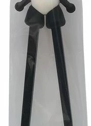 DongDong - Eetstokjes Voor Kinderen - Pandabeer Motief - 22.5 Cm - Zwart Wit -Maxwell & Williams winkel 179x840