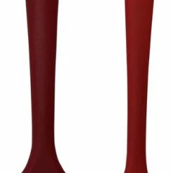 3 BMT 3BMT Spatel Siliconen En Bakkwast Siliconen - Hittebestendig - Set Van 2 - Rood