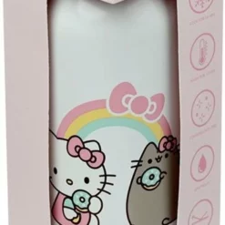 Pusheen / Hello Kitty Hello Kitty & Pusheen RVS Heet & Koud Thermosfles 530ml - Isoleerfles - 12 Uur Warm 24 Uur Koud - Drinkfles -Maxwell & Williams winkel 364x840