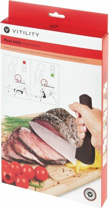 Vitility Vleesmes - Ergonomisch 9 Vitility Vleesmes - Ergonomisch - Afbeelding 7