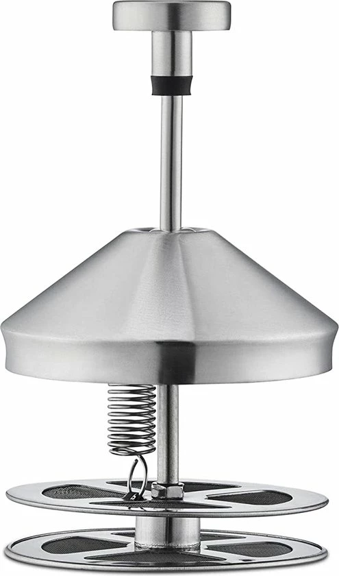 Silberthal - Melkopschuimer - Handmatige Melkopschuimer - 400 Ml - Zilver - Roestvrijstaal - Melkschuimer - Cadeau 6 Silberthal - Melkopschuimer - Handmatige Melkopschuimer - 400 Ml - Zilver - Roestvrijstaal - Melkschuimer - Cadeau - Afbeelding 4