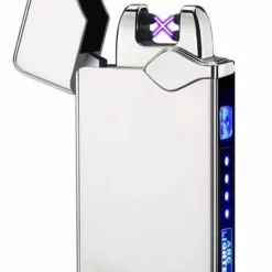 K&L Elektrische Plasma Aansteker - USB Oplaadbaar - (Zilver)