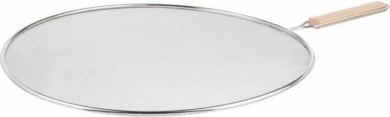 Secret De Gourmet Universele RVS Spatdeksel/afgietdeksel Voor Pannen Van 33 Cm - Koekenpan Deksels Tegen Het Spatten 3 Secret De Gourmet Universele RVS Spatdeksel/afgietdeksel Voor Pannen Van 33 Cm - Koekenpan Deksels Tegen Het Spatten