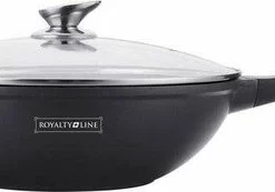Royalty Line Marble Coating Wok - Met Glazen Deksel - Zwart - 30 Cm -Maxwell & Williams winkel 550x173