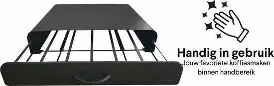 Zindoo Capsulehouder Met Lade - Metaal - Zwart - 36 Cups - Dolce Gusto Capsules - Capsule Houder - Koffie Cups - Keuken - Zwarte Koffiecapsulehouder - Keuken Organiseren - Metaal 12 Zindoo Capsulehouder Met Lade - Metaal - Zwart - 36 Cups - Dolce Gusto Capsules - Capsule Houder - Koffie Cups - Keuken - Zwarte Koffiecapsulehouder - Keuken Organiseren - Metaal - Afbeelding 10