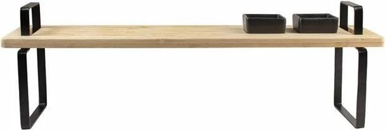 Gusta® Gusta - Borrelplank - Serveerplank - Op Pootjes - Met Sausbakjes - 57x16x18,5cm 3 Gusta® Gusta - Borrelplank - Serveerplank - Op Pootjes - Met Sausbakjes - 57x16x18,5cm