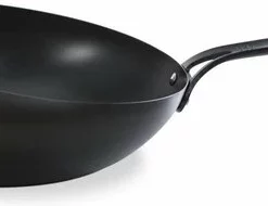 BK Black Steel Wokarang - Wokpan - Ø 30 Cm - Inductie