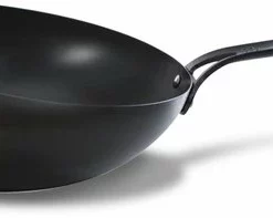 BK Black Steel Wokarang - Wokpan - Ø 30 Cm - Inductie -Maxwell & Williams winkel 550x197