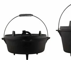Dutch Oven 9Qt - 7,6 Liter - The Windmill - 3-delig - Gietijzer Braadpan - Zwart -Maxwell & Williams winkel 550x211 1