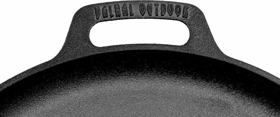 Valhal Outdoor Skillet / Plancha / Koekenpan - Gietijzer - Diameter 35cm, Twee Handvatten, VH35F 5 Valhal Outdoor Skillet / Plancha / Koekenpan - Gietijzer - Diameter 35cm, Twee Handvatten, VH35F - Afbeelding 3