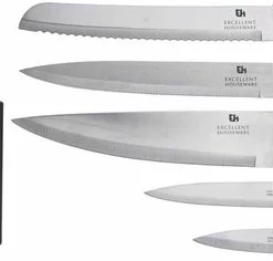 6-delige Messenset Inclusief Messenblok Excellent Houseware -Maxwell & Williams winkel 550x236 1