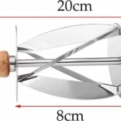 LOUZIR RVS Croissant Roller Cutter Cake Brood Rolling Deeg Cutter - Voor Het Maken Van Croissant Met Houten Handvat Rollend Mes Keuken Bakken Tool 11 LOUZIR RVS Croissant Roller Cutter Cake Brood Rolling Deeg Cutter - Voor Het Maken Van Croissant Met Houten Handvat Rollend Mes Keuken Bakken Tool -Maxwell & Williams winkel 550x250