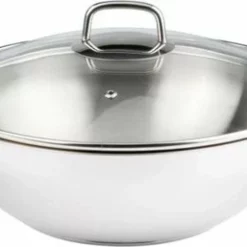 ERNESTO® Wokpan Ø32 Cm - Ruime Wokpan Inclusief Rooster Met Deksel RVS , Geschikt Voor Alle Soorten Kookplaten - Inclusief Inductie 7 ERNESTO® Wokpan Ø32 Cm - Ruime Wokpan Inclusief Rooster Met Deksel RVS , Geschikt Voor Alle Soorten Kookplaten - Inclusief Inductie -Maxwell & Williams winkel 550x257 4