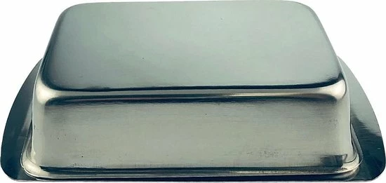 Excellent Houseware Botervloot - RVS - Met Deksel - Botervlootje - Boterschaal - Serveergerei - Keuken 6 Excellent Houseware Botervloot - RVS - Met Deksel - Botervlootje - Boterschaal - Serveergerei - Keuken - Afbeelding 4