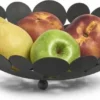1x Zwarte Ronde Fruitschalen Stippen Metaal 29 Cm - Zeller - Keukenaccessoires/benodigdheden - Fruitschalen/fruitmanden - Fruitschalen Van Metaal -Maxwell & Williams winkel 550x287