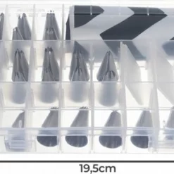 Ariko Slagroom Garneer Spuitzak Met 24 RVS Spuitmondjes – Herbruikbaar – Siliconen Spuit Zak Voor Decoratie Van Patisserie – Taartdecoratie – Rozetjes Opspuiten -Maxwell & Williams winkel 550x289