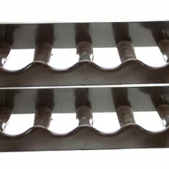 Forte Plastics Wijnflessen Rek/wijnrek Stapelbaar Voor 6 Flessen - Wijnflesrekken/wijnflessenrekken/wijnrekken