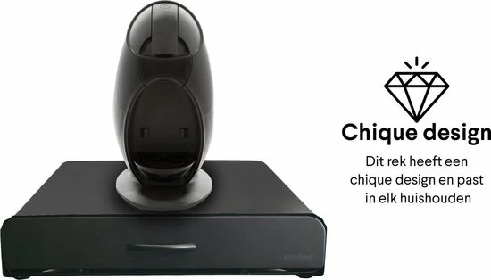 Zindoo Capsulehouder Met Lade - Metaal - Zwart - 36 Cups - Dolce Gusto Capsules - Capsule Houder - Koffie Cups - Keuken - Zwarte Koffiecapsulehouder - Keuken Organiseren - Metaal 11 Zindoo Capsulehouder Met Lade - Metaal - Zwart - 36 Cups - Dolce Gusto Capsules - Capsule Houder - Koffie Cups - Keuken - Zwarte Koffiecapsulehouder - Keuken Organiseren - Metaal - Afbeelding 9