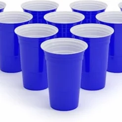 BeerCup Williams Blue Party Beer Pong - Drankspel - 50 X Party Bekers - 473 Ml - 3x Bal -Maxwell & Williams winkel 550x336 1