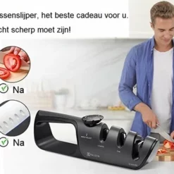 Paudin Verstelbare 3-voudige Messenslijper - Wolfraam En Keramische Slijpsteentjes - Slijper Voor Dubbel- En Enkelzijdig Geslepen Messen 23 Paudin Verstelbare 3-voudige Messenslijper - Wolfraam En Keramische Slijpsteentjes - Slijper Voor Dubbel- En Enkelzijdig Geslepen Messen -Maxwell & Williams winkel 550x344 1