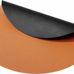 Jay Hill Placemats Leer - Cognac / Zwart - Dubbelzijdig - ø 38 Cm - 6 Stuks -Maxwell & Williams winkel 550x349 1