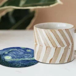 KitchenYeah Onderzetters Voor Glazen - Rond - Sterrennacht - Schilderij - Oude Meesters - Vincent Van Gogh - 10x10 Cm - Glasonderzetters - 6 Stuks 12 KitchenYeah Onderzetters Voor Glazen - Rond - Sterrennacht - Schilderij - Oude Meesters - Vincent Van Gogh - 10x10 Cm - Glasonderzetters - 6 Stuks -Maxwell & Williams winkel 550x366 66