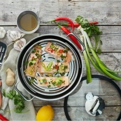 WMF Vitalis Stoom-en Braadpan - Ø 28 Cm - RVS -Maxwell & Williams winkel 550x367 21