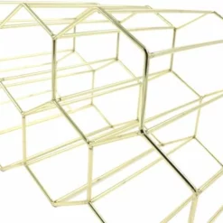 Live Deals Wijnrek Hexagon 9 Flessen | Flessenrek | Wijn Accessoires | Wijnkast | Wijnrek Metaal | Wijnrekken | Wijnfleshouder | Wijnhouder | Goud -Maxwell & Williams winkel 550x368