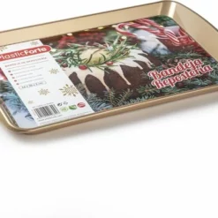 Forte Plastics Kunststof Dienblad Rechthoek Goud 46 X 30 Cm - Serveerblad