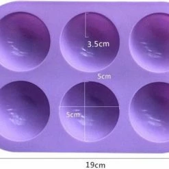 BukkitBow - Siliconen Bakvorm 6 Halve Bollen - Brownies/Cupcakevorm/cakevorm/ Bak&Pan Decoraties -Maxwell & Williams winkel 550x392 2