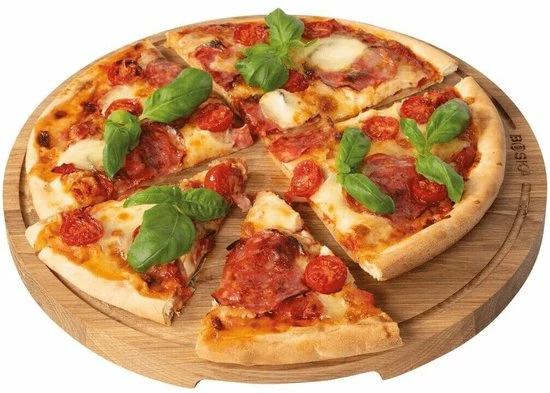 Boska Pizzaplank Friends S - BBQ Accessoires - Eikenhout - Handige Opvanggeul - Ø 24 Cm 10 Boska Pizzaplank Friends S - BBQ Accessoires - Eikenhout - Handige Opvanggeul - Ø 24 Cm - Afbeelding 8