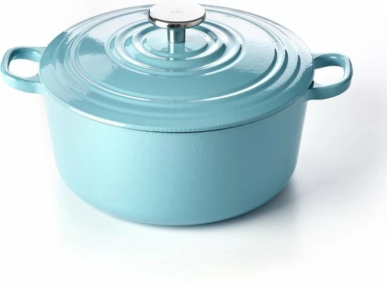 BK Bourgogne Braadpan - 24 Cm - Aqua Blue 3 BK Bourgogne Braadpan - 24 Cm - Aqua Blue