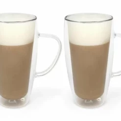 Bredemeijer - Dubbelwandig Glas Cappuccino/latte M. 400ml (set Van Twee Stuks) -Maxwell & Williams winkel 550x412 35