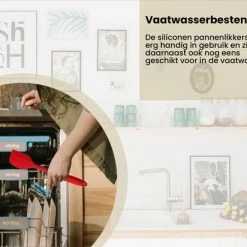 Rilimo Pannenlikker Voor Te Bakken - Hittebestendig Siliconen Spatel - Bakspullen Vaatwasserbestendig - Rood 13 Rilimo Pannenlikker Voor Te Bakken - Hittebestendig Siliconen Spatel - Bakspullen Vaatwasserbestendig - Rood -Maxwell & Williams winkel 550x412 69