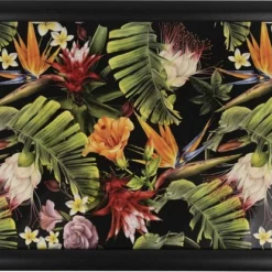 Mars & More Laptray-Schootkussen Charming Bloemen Zwart