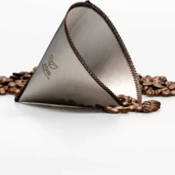JOR Products® Koffiezetapparaat - Koffiefilterhouder - RVS Gaas - Koffiefilter - Duurzaam - 1-3 Kops Chemex - Hario