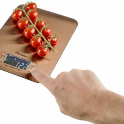 Bestron Digitaale Keukenweegschaal Met LCD-display, Voor Tot 5 Kg, Inclusief Batterijen, Kleur: Koper -Maxwell & Williams winkel 550x422