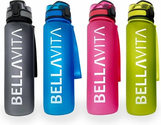 BELLAVITA Drinkfles - Blauw - Waterfles - Drinkfles Volwassenen - Drinkfles Kinderen - Fles - 1 Liter - 1000ml - Tritan - Fruitfilter - Filter - Black Friday - Sinterklaas - Kerst - BPA-vrij - 100% Lekvrij 4 BELLAVITA Drinkfles - Blauw - Waterfles - Drinkfles Volwassenen - Drinkfles Kinderen - Fles - 1 Liter - 1000ml - Tritan - Fruitfilter - Filter - Black Friday - Sinterklaas - Kerst - BPA-vrij - 100% Lekvrij - Afbeelding 2