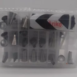 Ariko Slagroom Garneer Spuitzak Met 24 RVS Spuitmondjes – Herbruikbaar – Siliconen Spuit Zak Voor Decoratie Van Patisserie – Taartdecoratie – Rozetjes Opspuiten -Maxwell & Williams winkel 550x431