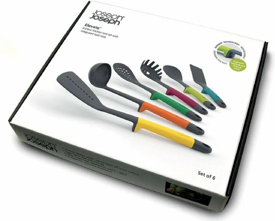 Giftbox Elevate Keukenhulpen Set Van 6 Stuks - Joseph Joseph 5 Giftbox Elevate Keukenhulpen Set Van 6 Stuks - Joseph Joseph - Afbeelding 3