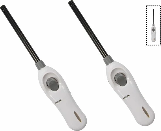 Discountershop Aansteker Met Kinderbescherming - Barbecue Aansteker - Pakket Van 2x Stuks BBQ Aanstekers Navulbaar| A Kwaliteit |Kinderbescherming/Kinderslot |2x Wit| 26 Cm 3 Discountershop Aansteker Met Kinderbescherming - Barbecue Aansteker - Pakket Van 2x Stuks BBQ Aanstekers Navulbaar| A Kwaliteit |Kinderbescherming/Kinderslot |2x Wit| 26 Cm