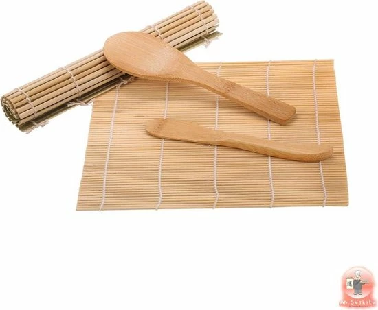 Mr. Sushito Natural White Bazooka Set - Sushi Set Incl. 2 Paar Mr. Sushito Sticks - Sushi Maker - Sushi Go - Bamboo Rol - Milieuvriendelijk 6 Mr. Sushito Natural White Bazooka Set - Sushi Set Incl. 2 Paar Mr. Sushito Sticks - Sushi Maker - Sushi Go - Bamboo Rol - Milieuvriendelijk - Afbeelding 4