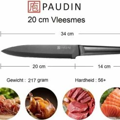 PAUDIN RC3 Professioneel RVS Keramisch Gecoat Vleesmes 20 Cm - Vlijmscherp Keukenmes Gemaakt Van Hoogwaardig Roestvast Duits Carbonstaal - Zwarte Non-Stick Keramische Coating - Extra Hygiënisch 14 PAUDIN RC3 Professioneel RVS Keramisch Gecoat Vleesmes 20 Cm - Vlijmscherp Keukenmes Gemaakt Van Hoogwaardig Roestvast Duits Carbonstaal - Zwarte Non-Stick Keramische Coating - Extra Hygiënisch -Maxwell & Williams winkel 550x454 2
