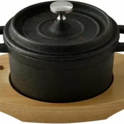 Bergner Masterpro - Mini Stoofpan - Met Serveerplank - Gietijzer -Maxwell & Williams winkel 550x455 4