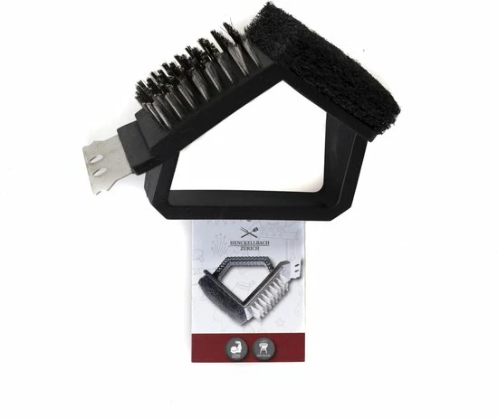 Deluxe BBQ - 3-in-1 Barbecue Schoonmaak Borstel 4 Deluxe BBQ - 3-in-1 Barbecue Schoonmaak Borstel - Afbeelding 2