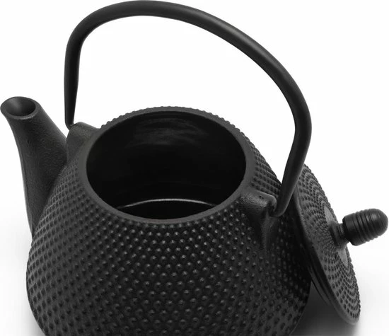 Bredemeijer - Theepot Wuhan 1,0L Gietijzer Zwart 4 Bredemeijer - Theepot Wuhan 1,0L Gietijzer Zwart - Afbeelding 2