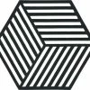Zone Denmark Hexagon Onderzetter - Zwart -Maxwell & Williams winkel 550x476 6
