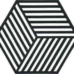 Zone Denmark Hexagon Onderzetter - Zwart