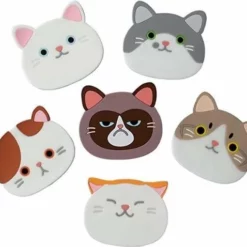 Cosy @ Home - Onderzetters Katten - 6 Stuks - Hittebestendig - Antislip -Maxwell & Williams winkel 550x478 2