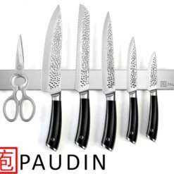 Paudin Premium Hygiënische Magneetstrip - Extra Lange 45 Centimeter Magnetische Messenhouder - Messenblok - Messenstrip- Black Friday - Sint En Kerst